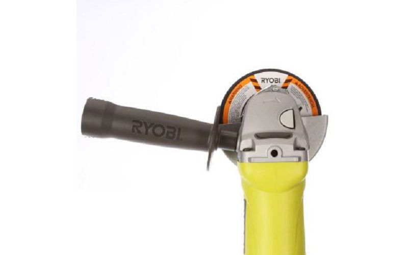 Ryobi ZRAG453G 6.5 Amp 4-1/2 in. Angle Grinder (Green)