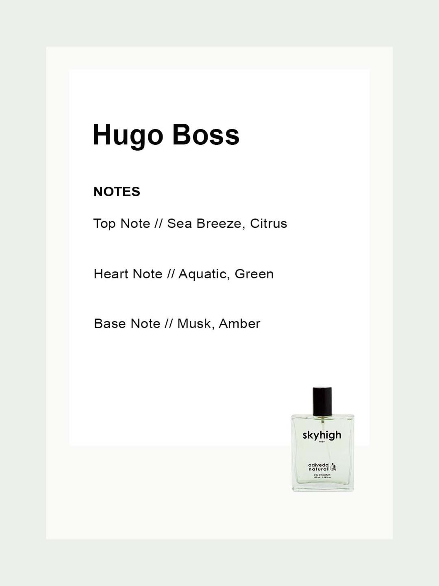 Adiveda Natural Skyhigh Men EDP - 100 ml