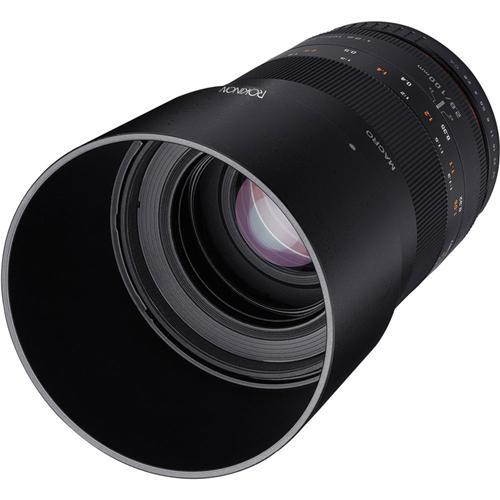Rokinon 100mm F2.8 Full Frame Macro Lens for Sony E Mount, Manual Focus #100M-E