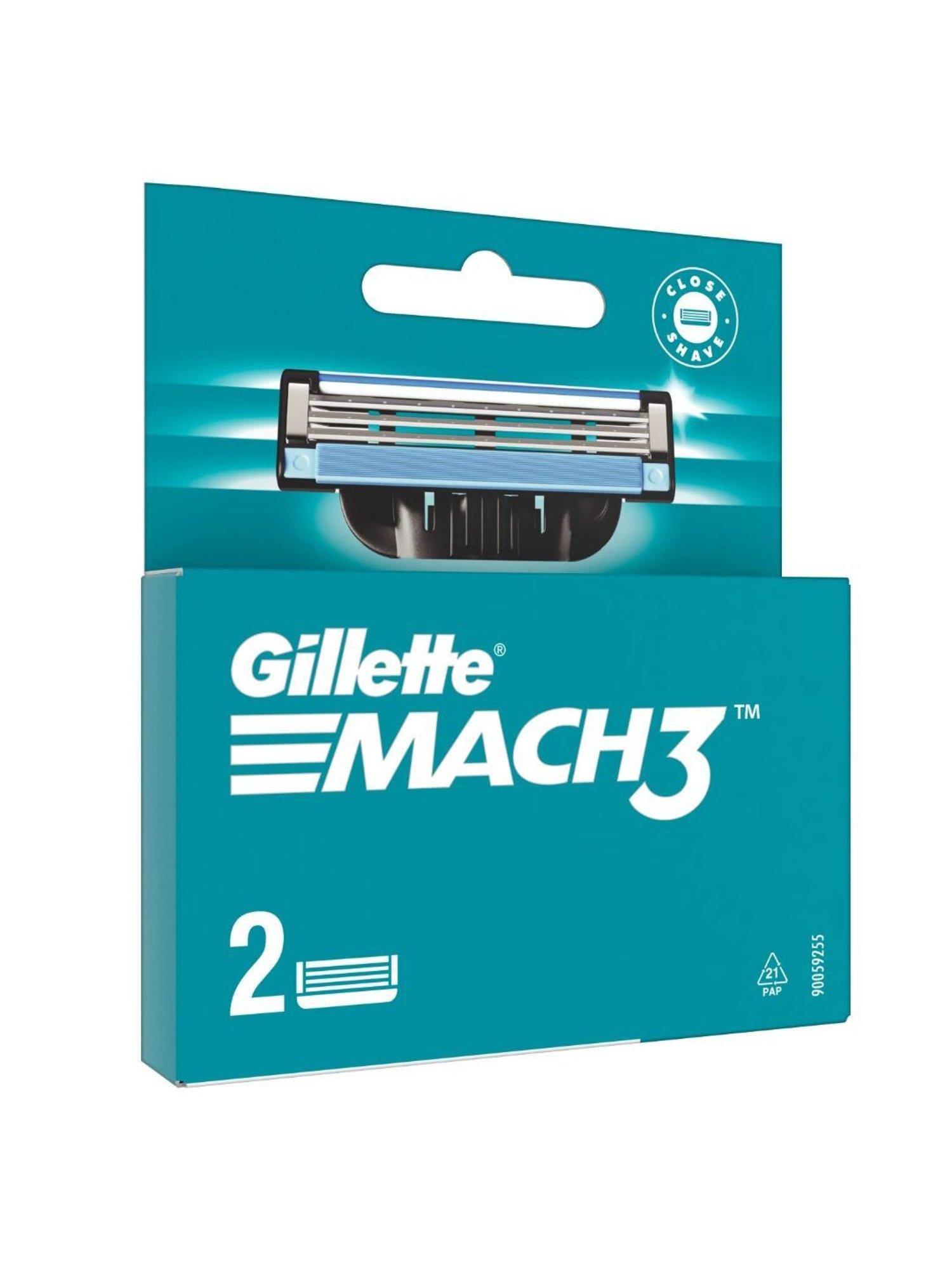 Gillette Mach 3 Manual Shaving Razor Blades - 2s Pack (Cartridge)