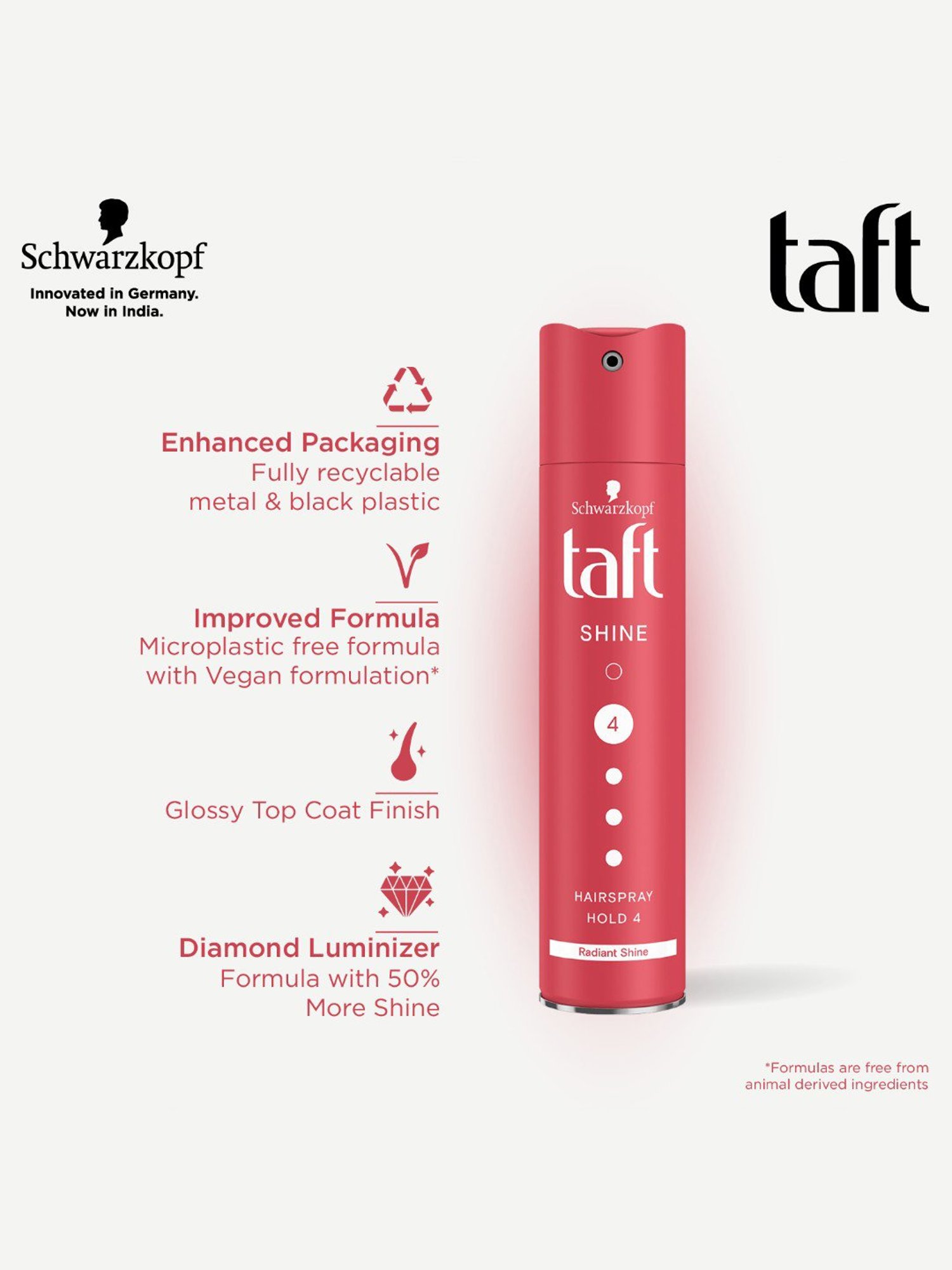 Schwarzkopf Taft Shine Hairspray Hold 4 - 250 ml