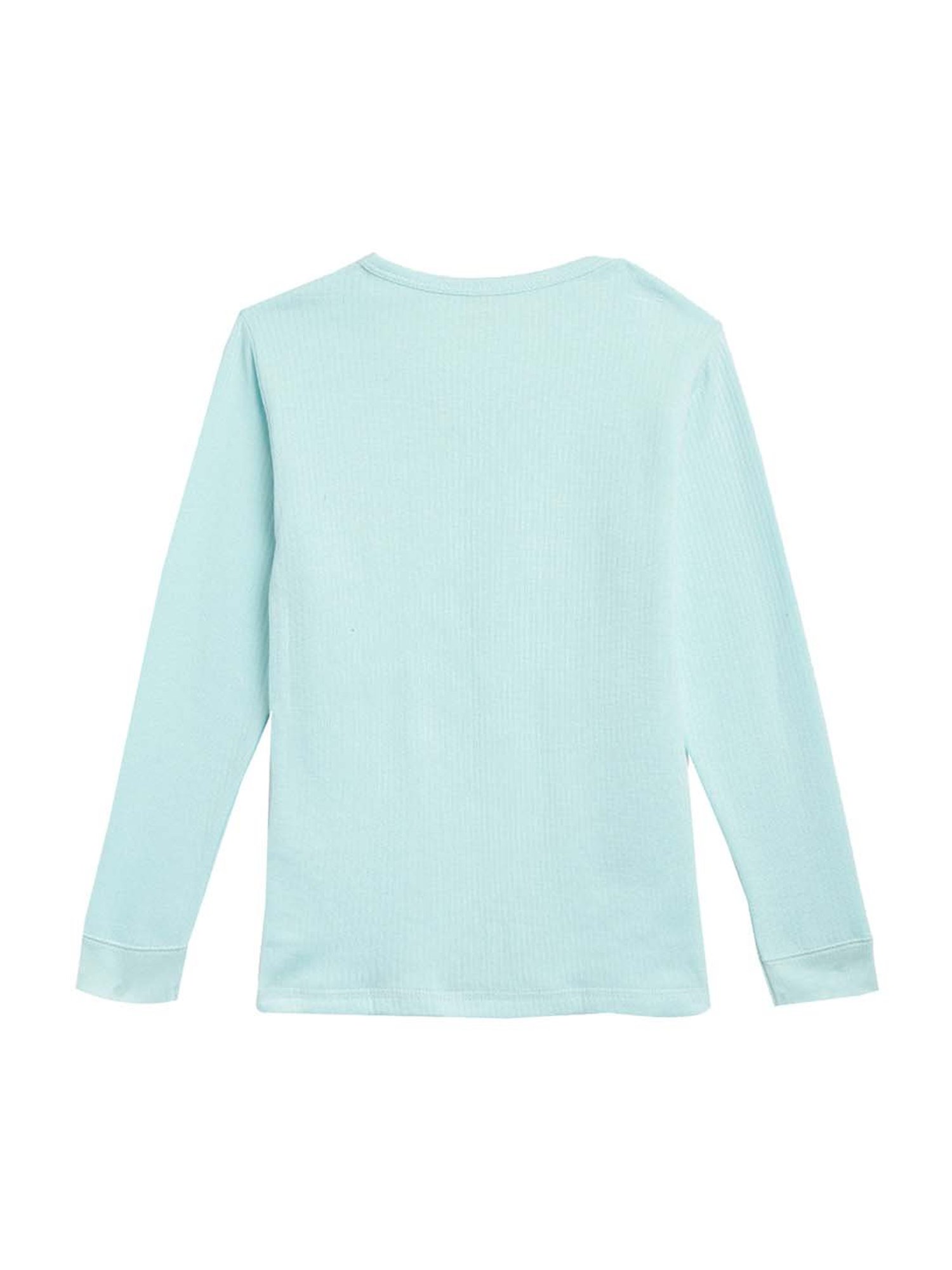 Kanvin Kids Aqua Regular Fit Thermal Tops - Set of 2