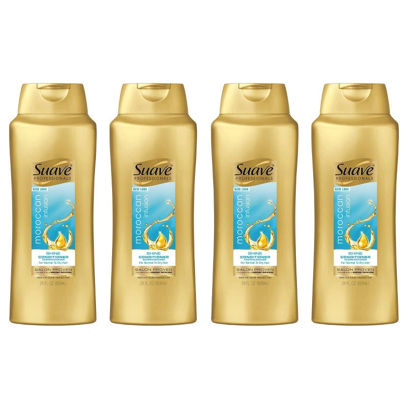 Suave Moroccan Shine Conditioner - 4pk/28 fl oz