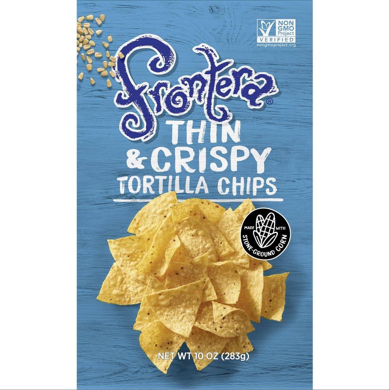 Frontera Handmade Thin Crispy Tortilla Chips - 10oz/12pk