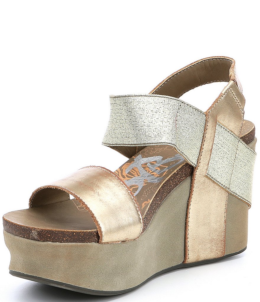 OTBT Bushnell Leather Platform Wedges