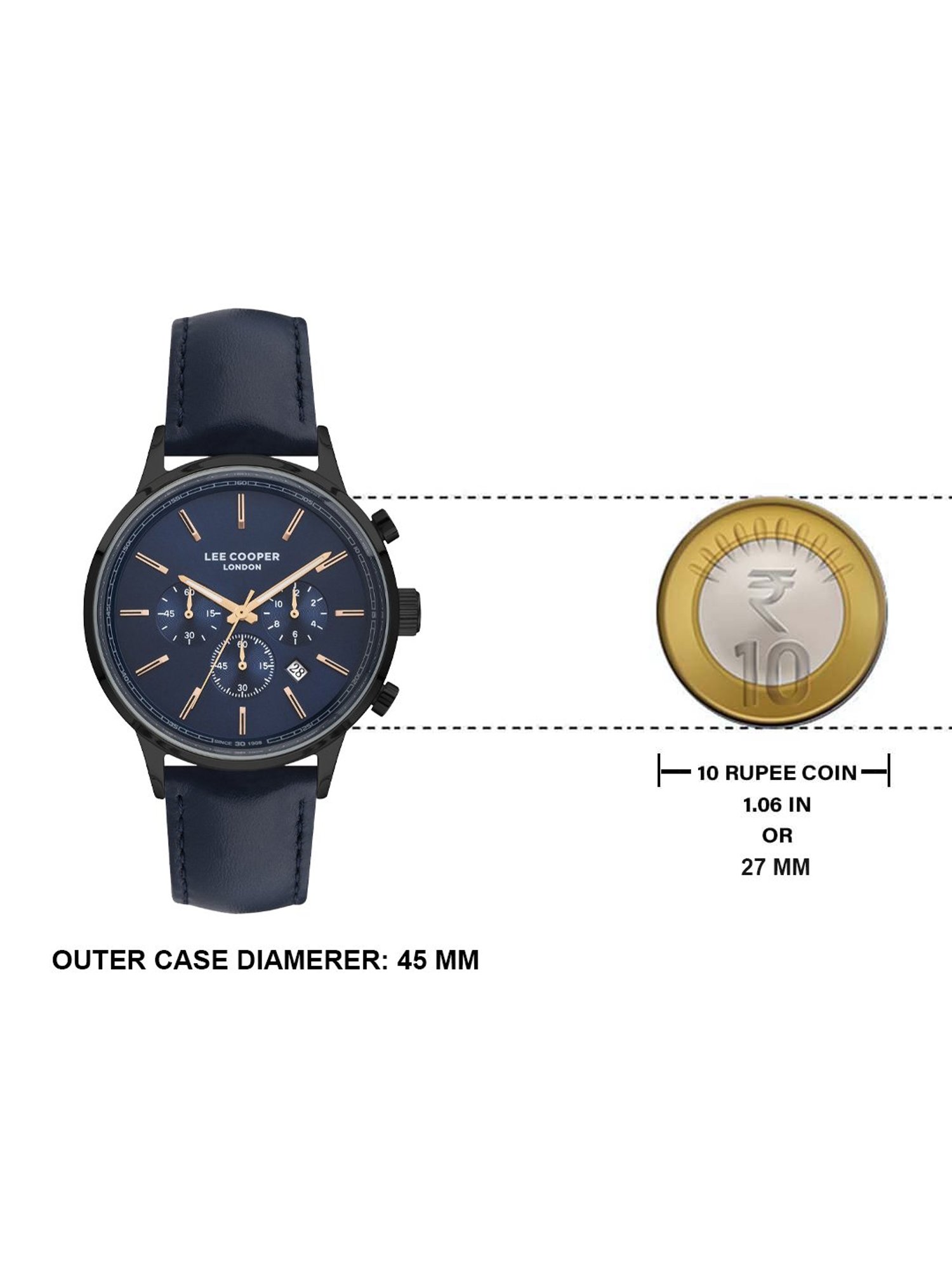 Lee Cooper LC07274.099 Chronograph Watch for Men