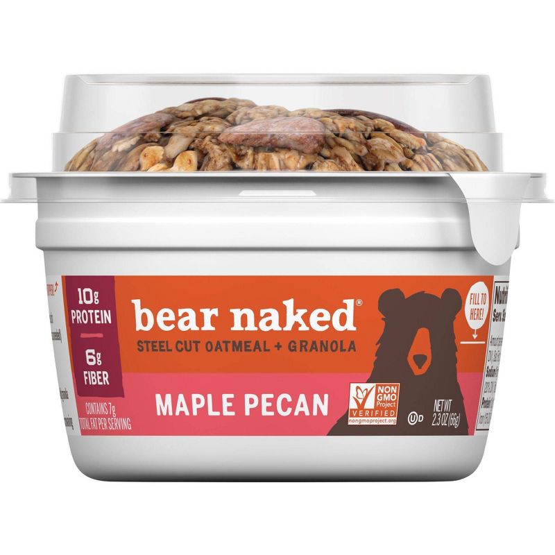 Bear Naked Single Serve Hot Cereal Maple Pecan -2.3oz