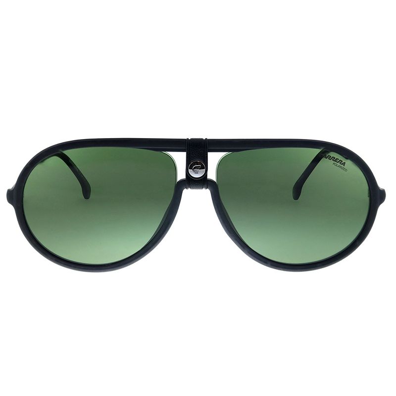 Carrera 1020/S 003 UC Unisex Oval Polarized Sunglasses Matte Black 60mm