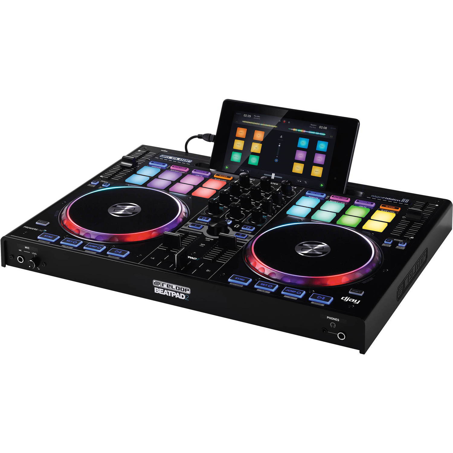 Reloop BeatPad 2-Channel DJ MIDI Controller for iPad, Mac/PC & Android Platform