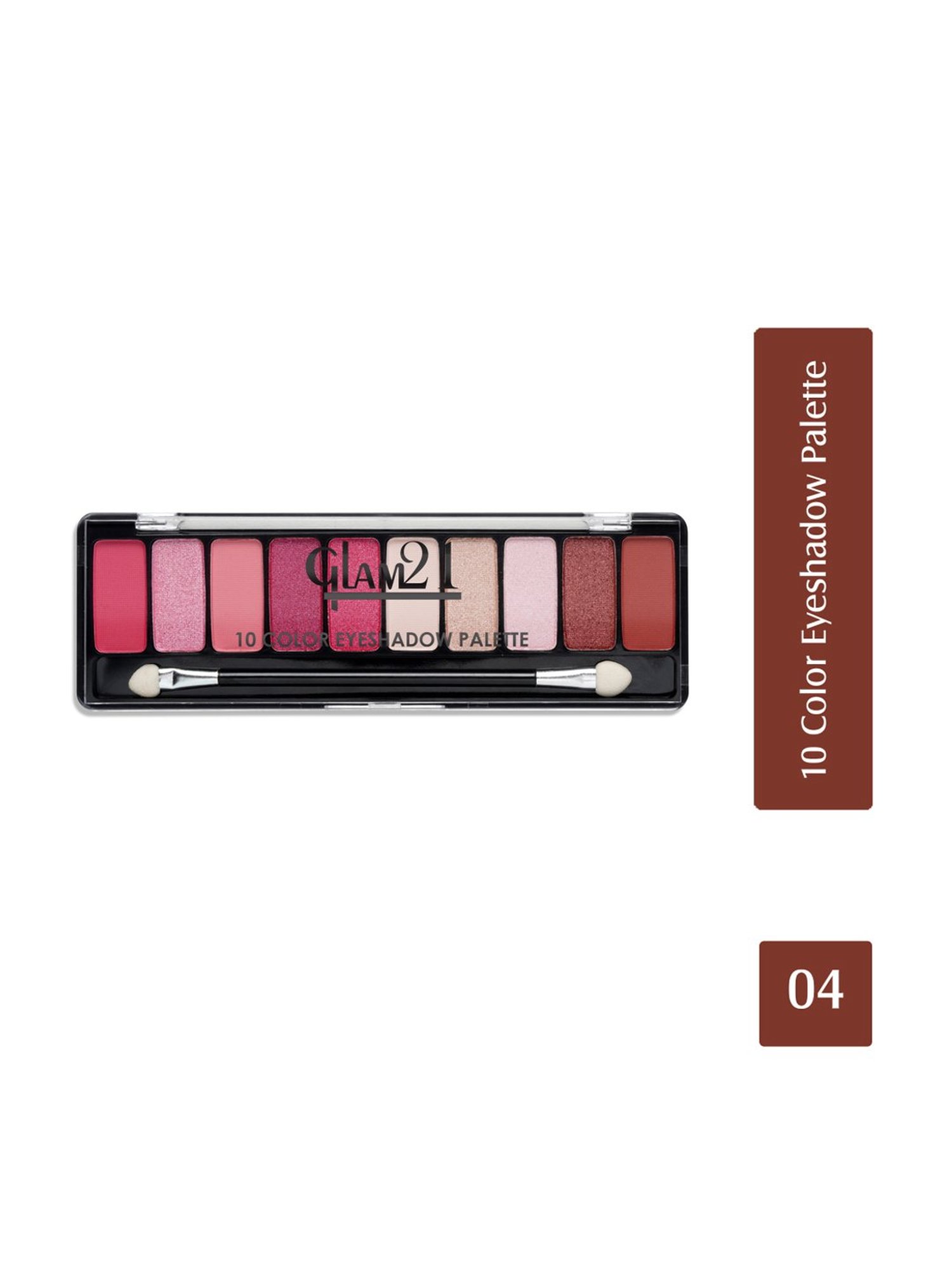 Glam21 10 Color Eyeshadow Palette 04 - 13 gm