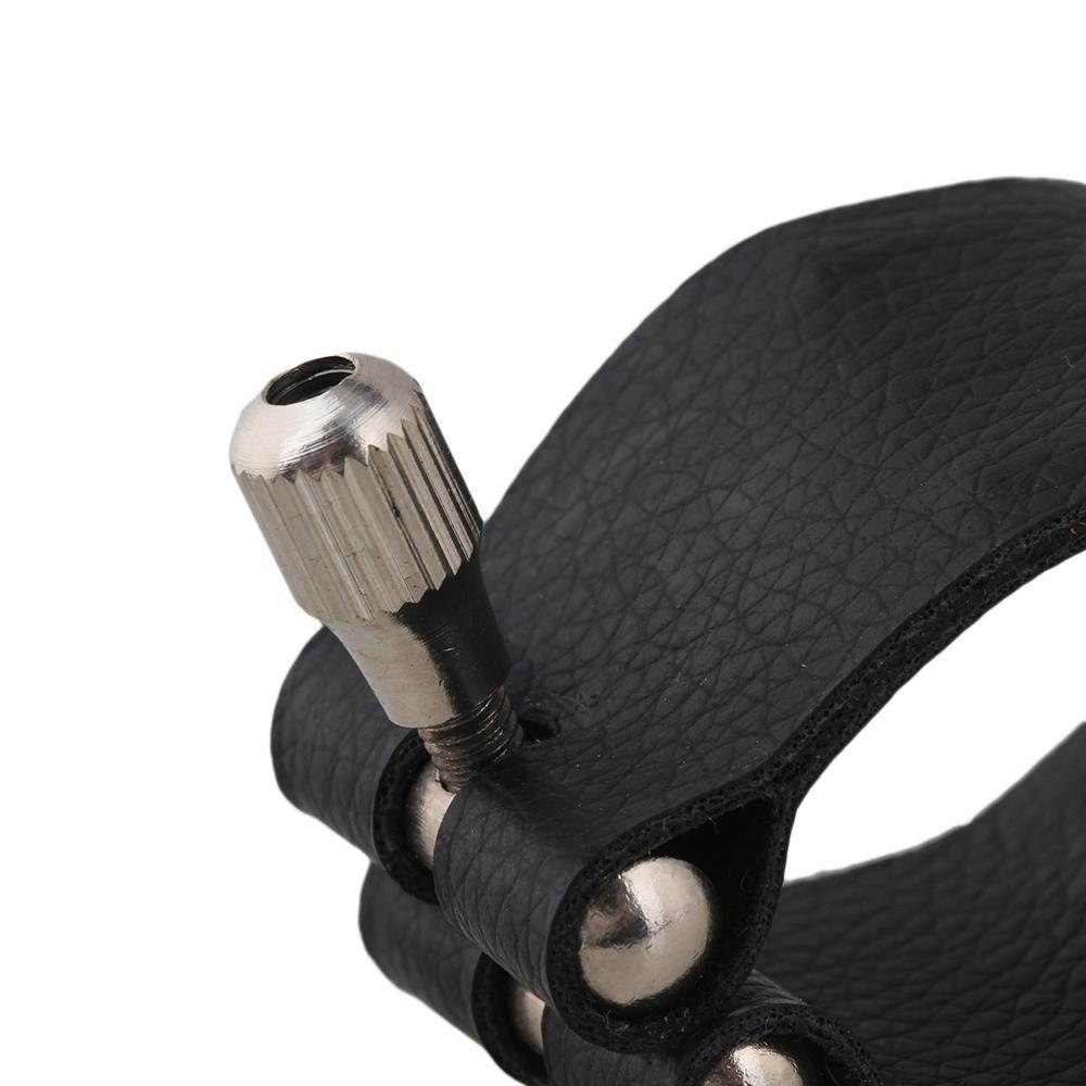 BQLZR 10 Pieces Sax Ligature for Tenor Saxophone Mouthpiece Fastener w/ Metal Plate