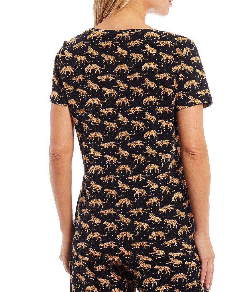 Sleep Sense Leopard Print Coordinating Sleep Tee