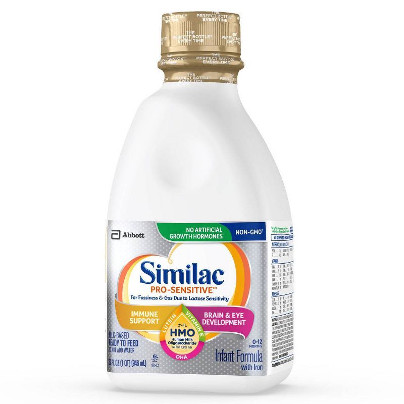 Similac Pro-Sensitive Non-GMO Infant Formula with Iron Ready-to-Feed - 32 fl oz
