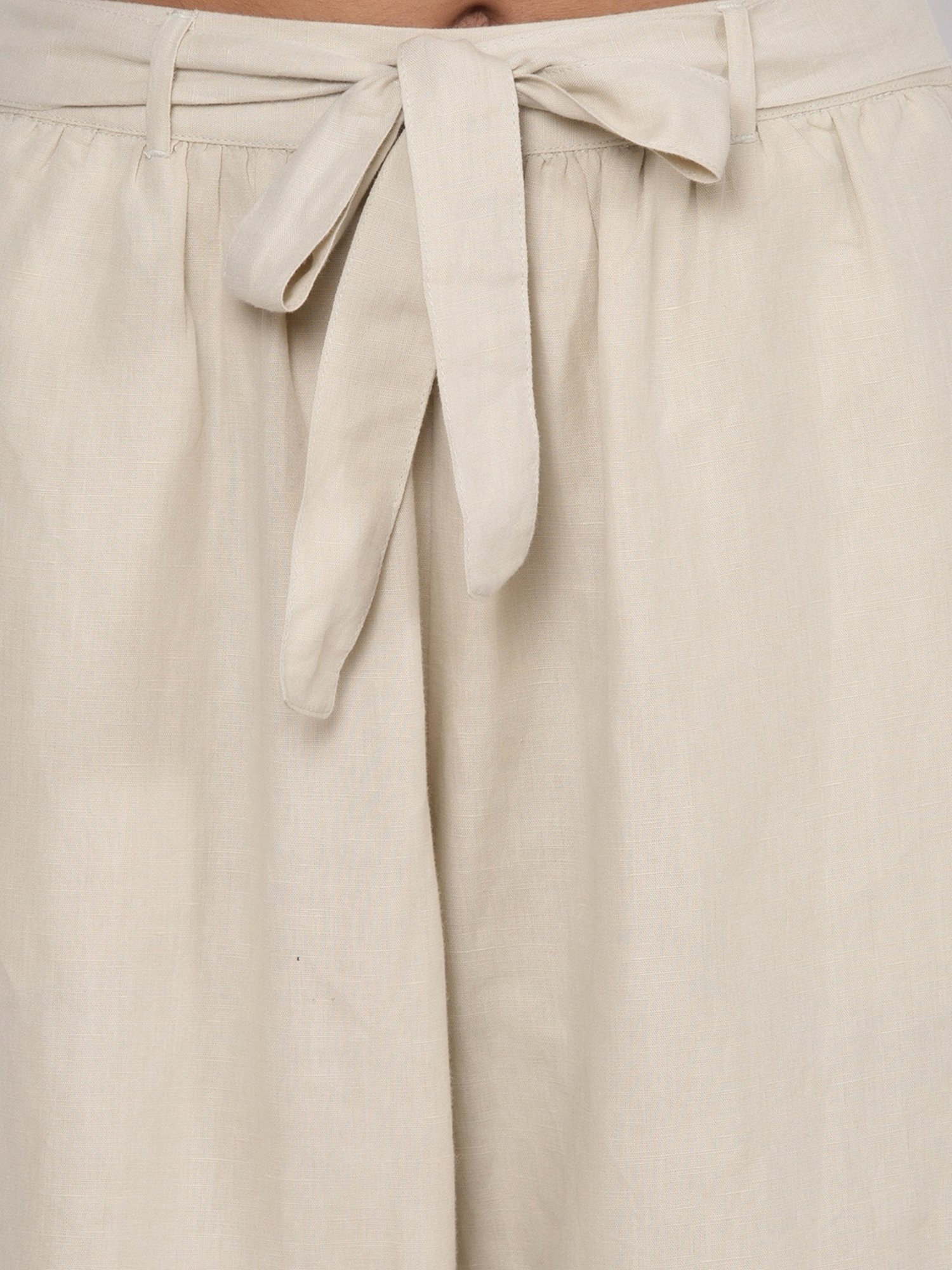 Rooted Cream Regular Fit Trousers