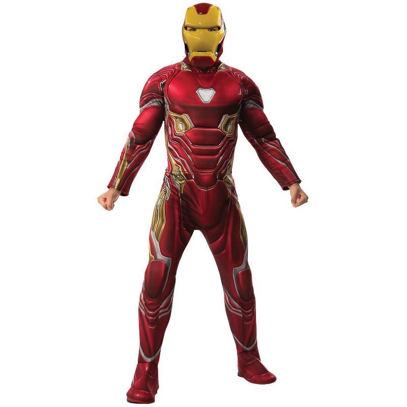 Adult Iron Man Deluxe Halloween Costume M/L