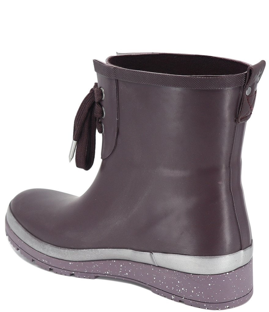 Splendid Dawn Lace Front Wedge Rain Booties