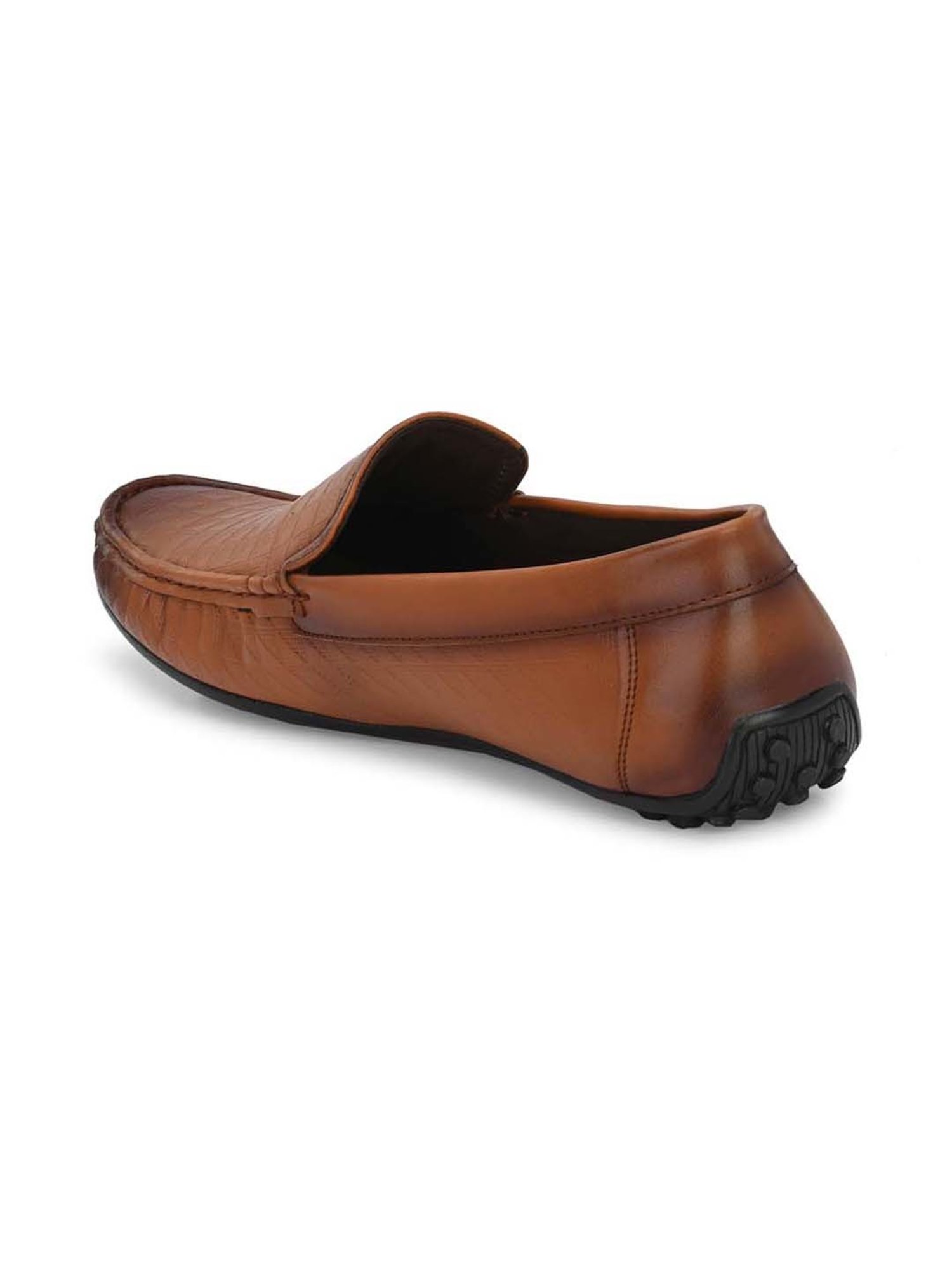 Eego Italy Men's Tan Casual Loafers
