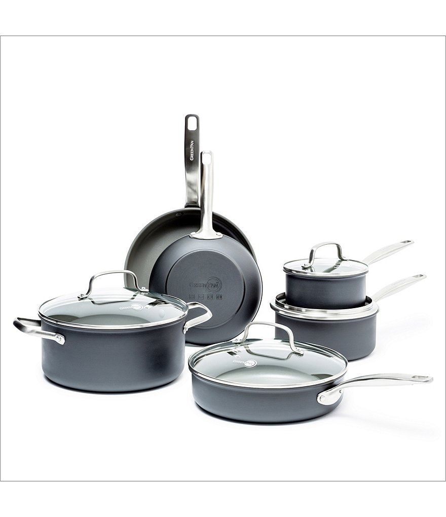 GreenPan Chatham Ceramic Non-Stick 10-Piece Cookware Set