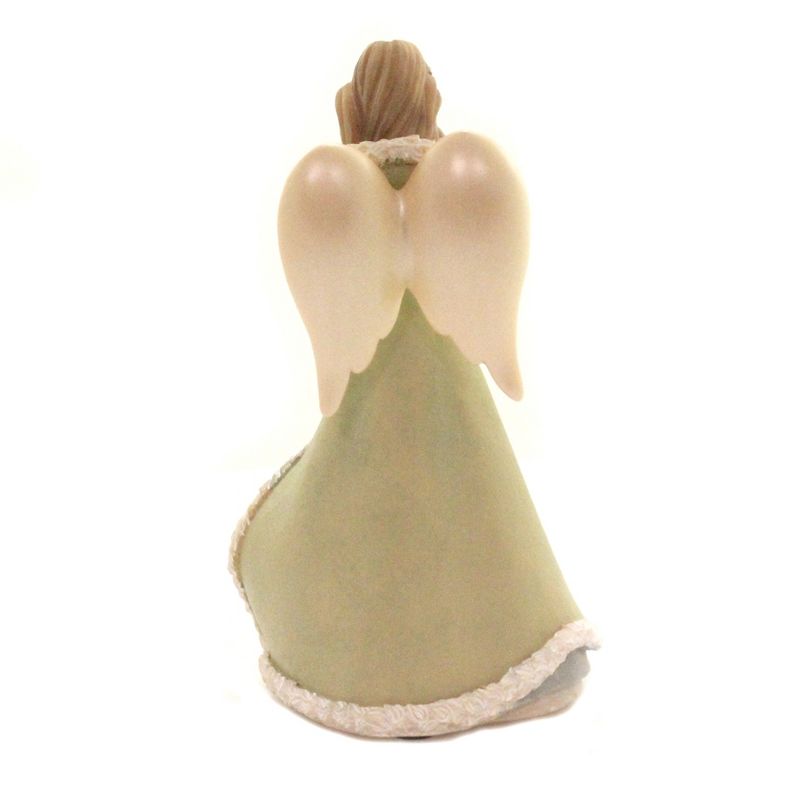 Foundations 6.25" Joy To The World Angel Stars Wings  -  Decorative Figurines