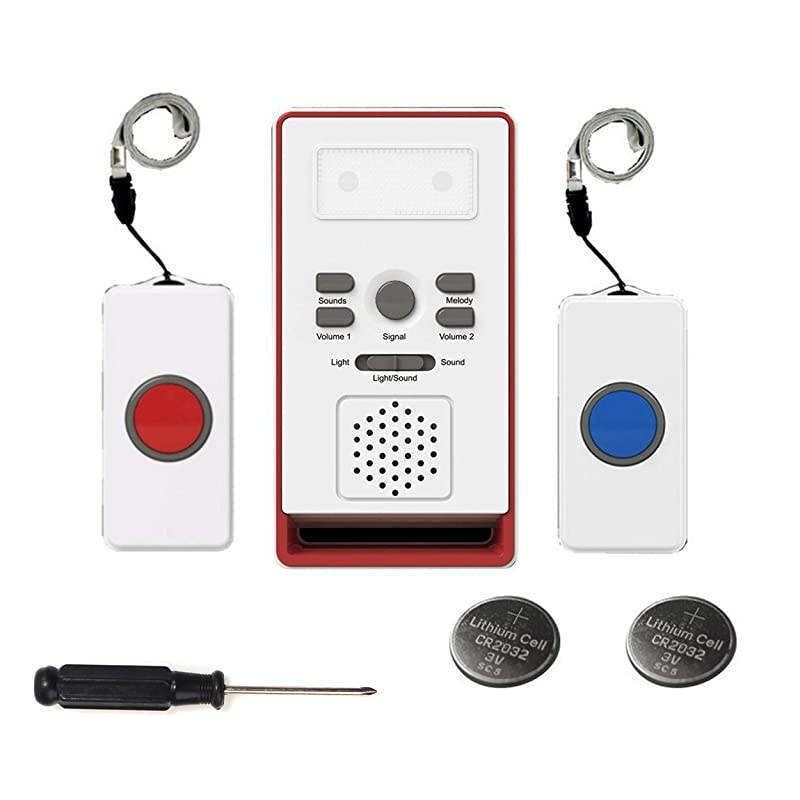 Wireless Paging System Remote Call Button Nurse Call System Caregiver Pager Home Alarm Calling Device Disabled Waking up Device Calling Device Elderly Care Device Pregnant Women