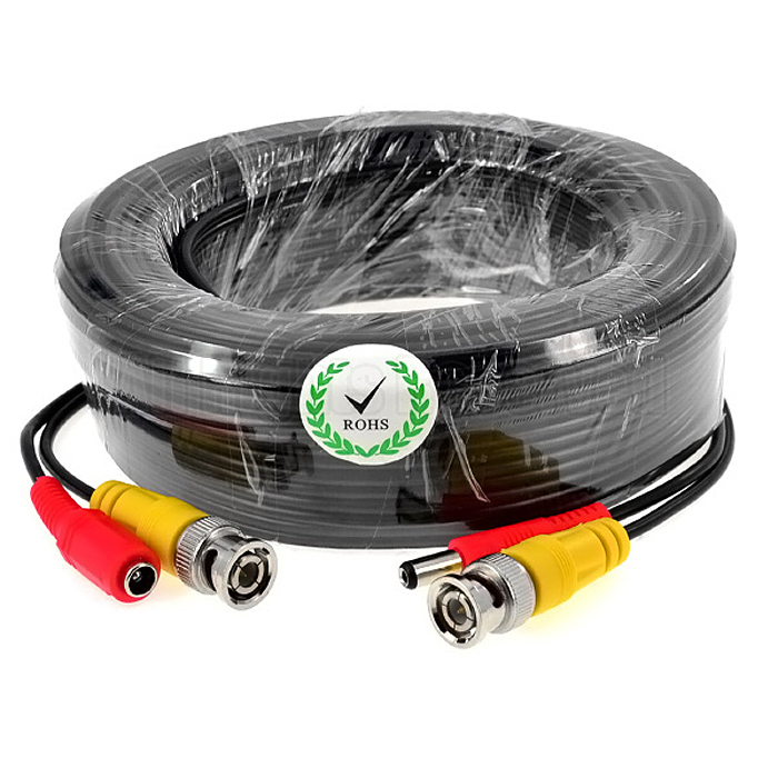 iKKEGOL 10M 33ft BNC Video DC Power Extension Cable for CCTV Camera DVR