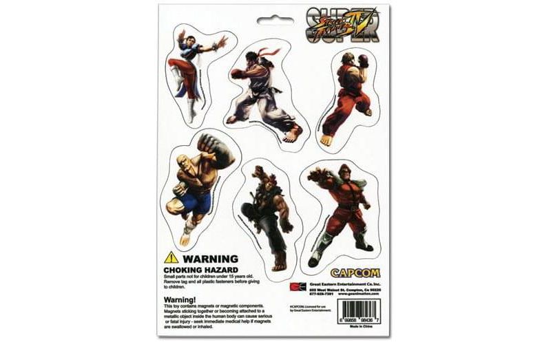 Great Eastern Entertainment Co. Street Fighter IV Magnet Collection Set