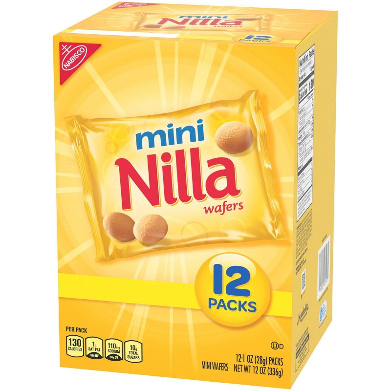 Mini Nilla Wafers Cookies - Munch Pack - 12oz/12ct