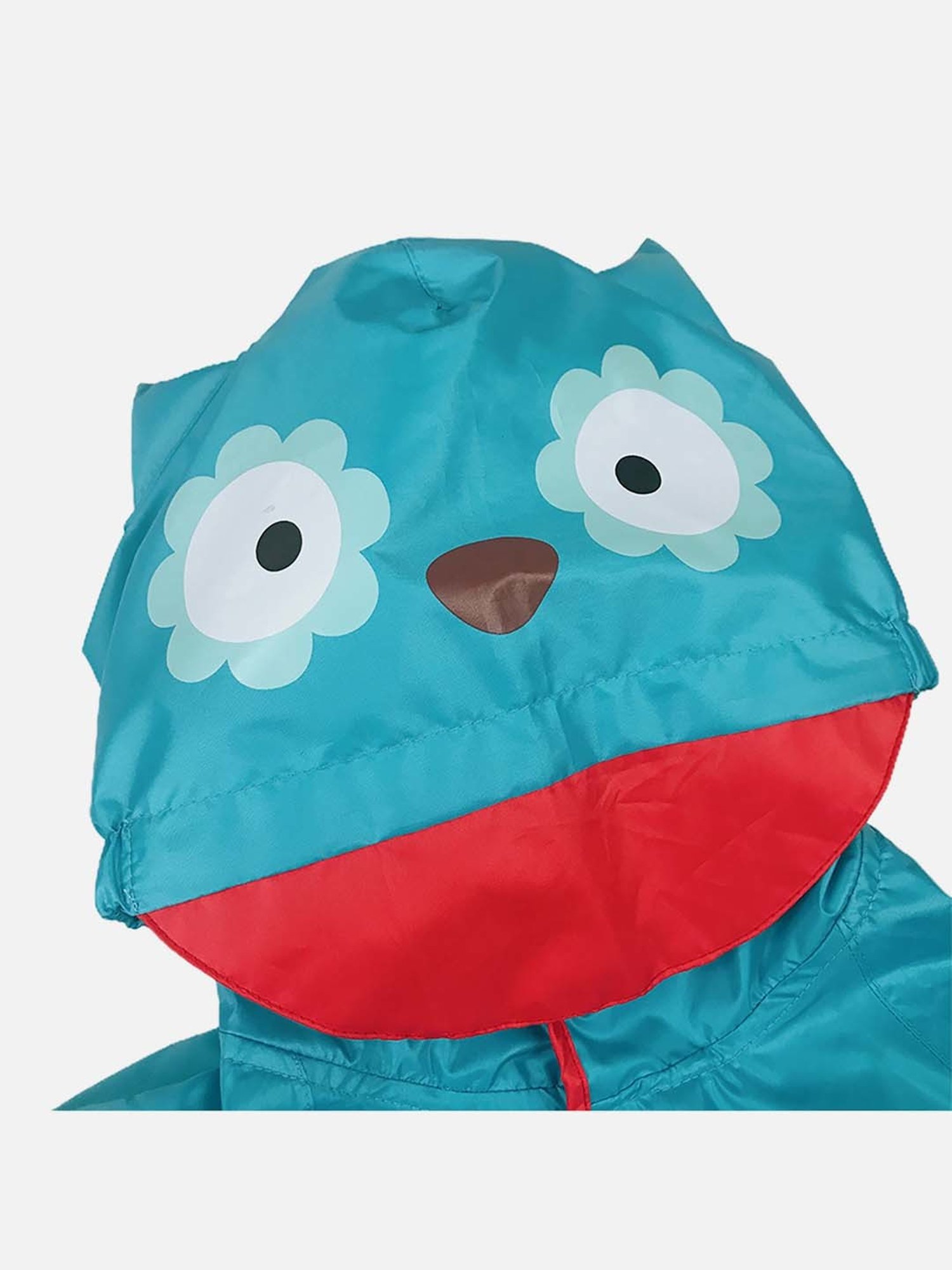 Little Surprise Box Kids Pink Printed Full Sleeves Raincoat