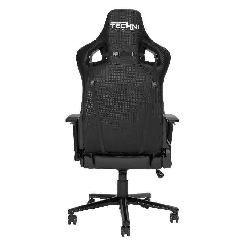 Ergonomic High Back Racer Style PC Gaming Chair Black - Techni Sport