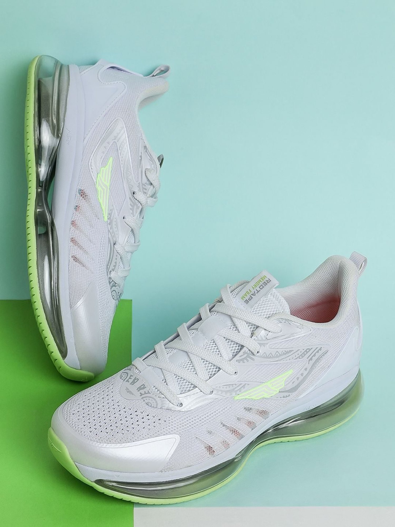 Red Tape Women's Plain White Walking Shoes