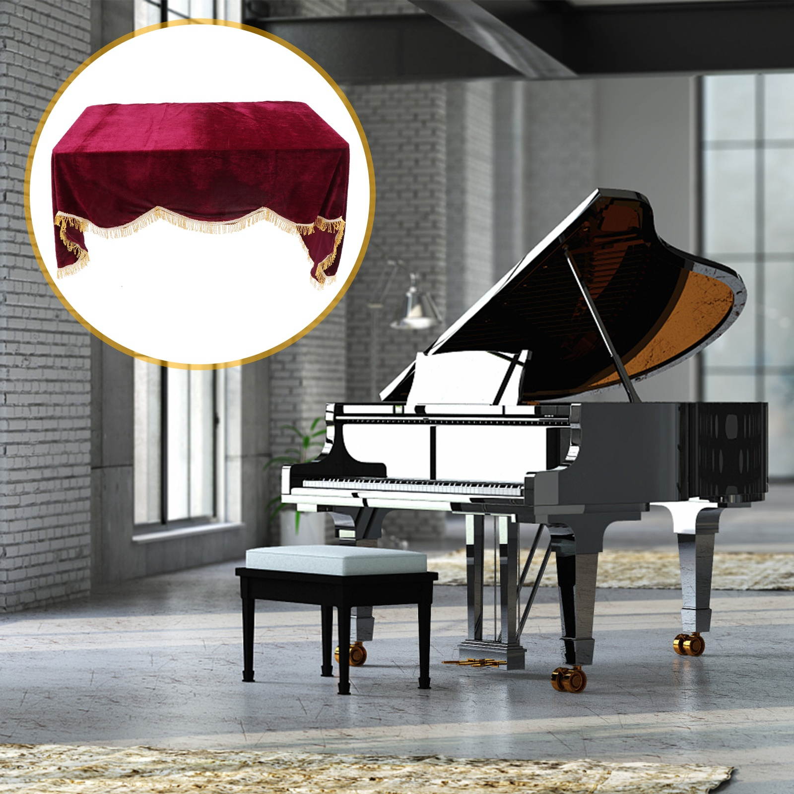 One Pair 5A Drumsticks Nylon Drum Sticks Black