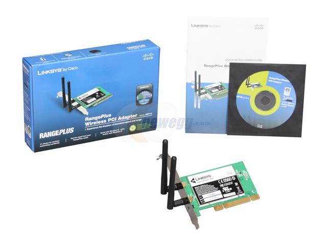 Linksys WMP110 PCI RangePlus Wireless PCI Adapter