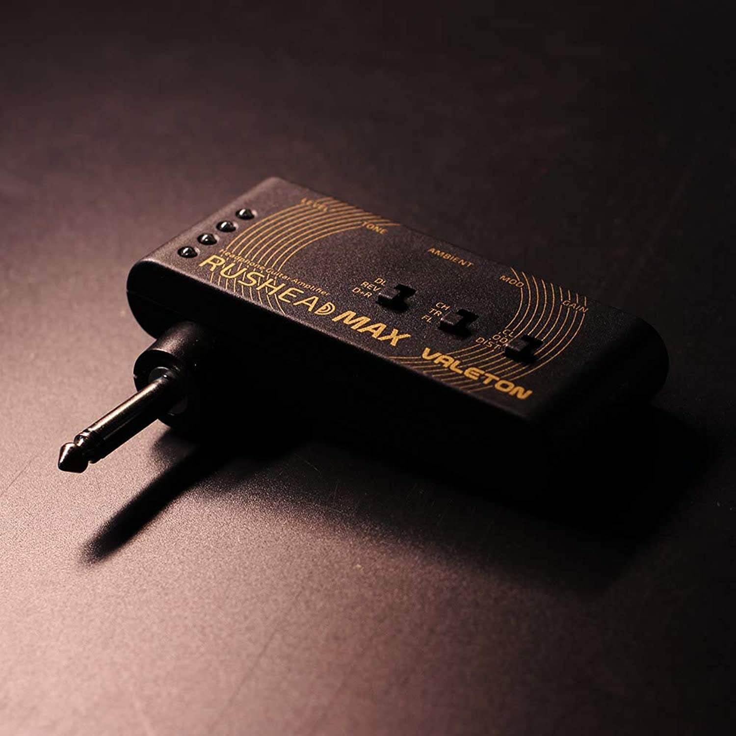 Valeton Rushead Max USB Chargable Portable Pocket Guitar Bass Headphone Amp Carry-On Bedroom Plug-In Multi-Effects