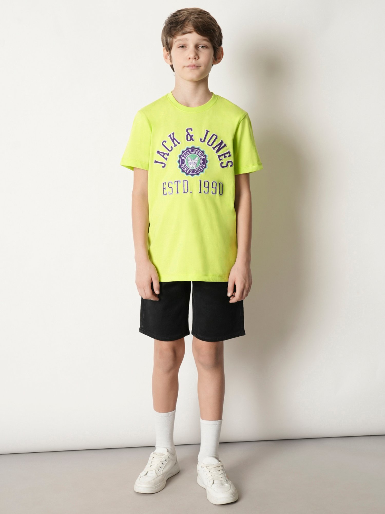 Jack & Jones Junior Green Printed T-Shirt