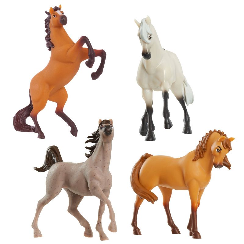 Spirit Riding Free Palomino Bluffs Riding Academy Horse Figure 4pk