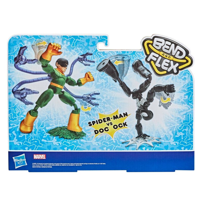 Marvel Spider-Man Bend and Flex Black Suit Spider-Man Vs. Doc Ock