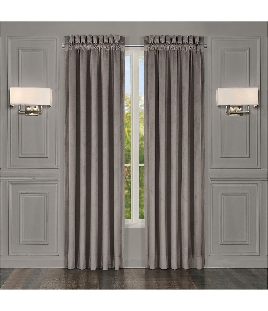 84"x52" Gaultier Blackout Curtain Blue - Beautyrest