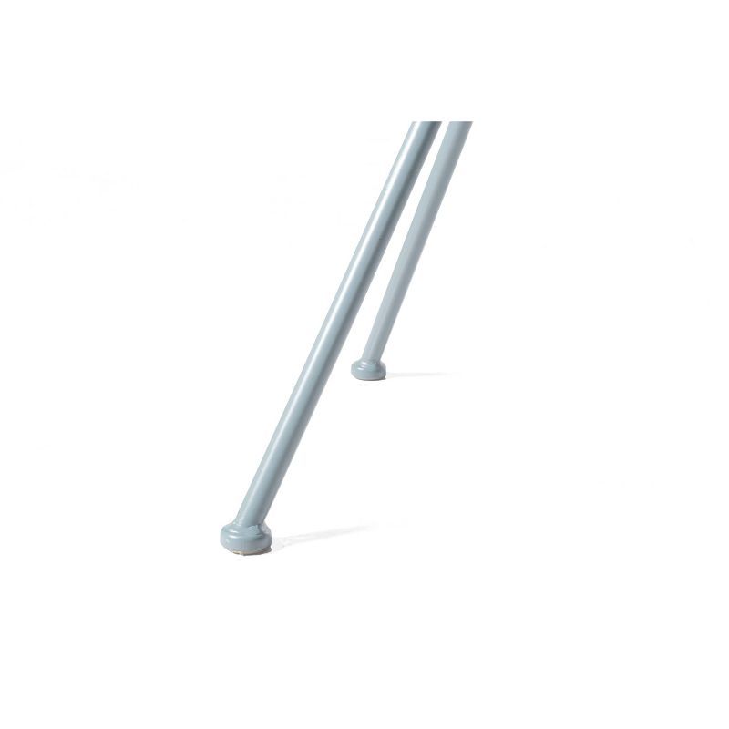 3pc Steel Bistro Set Gray - Nuu Garden