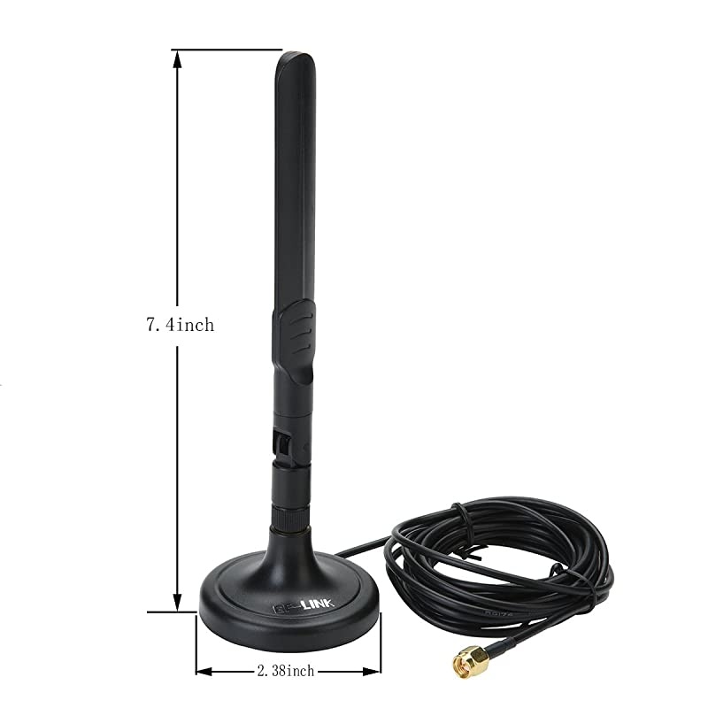 4G LTE Antenna SMA Male Magnetic 3dBi GSM Antennas with Magnetic Sucker for Mobile Phone Signal Enhancer Repeater