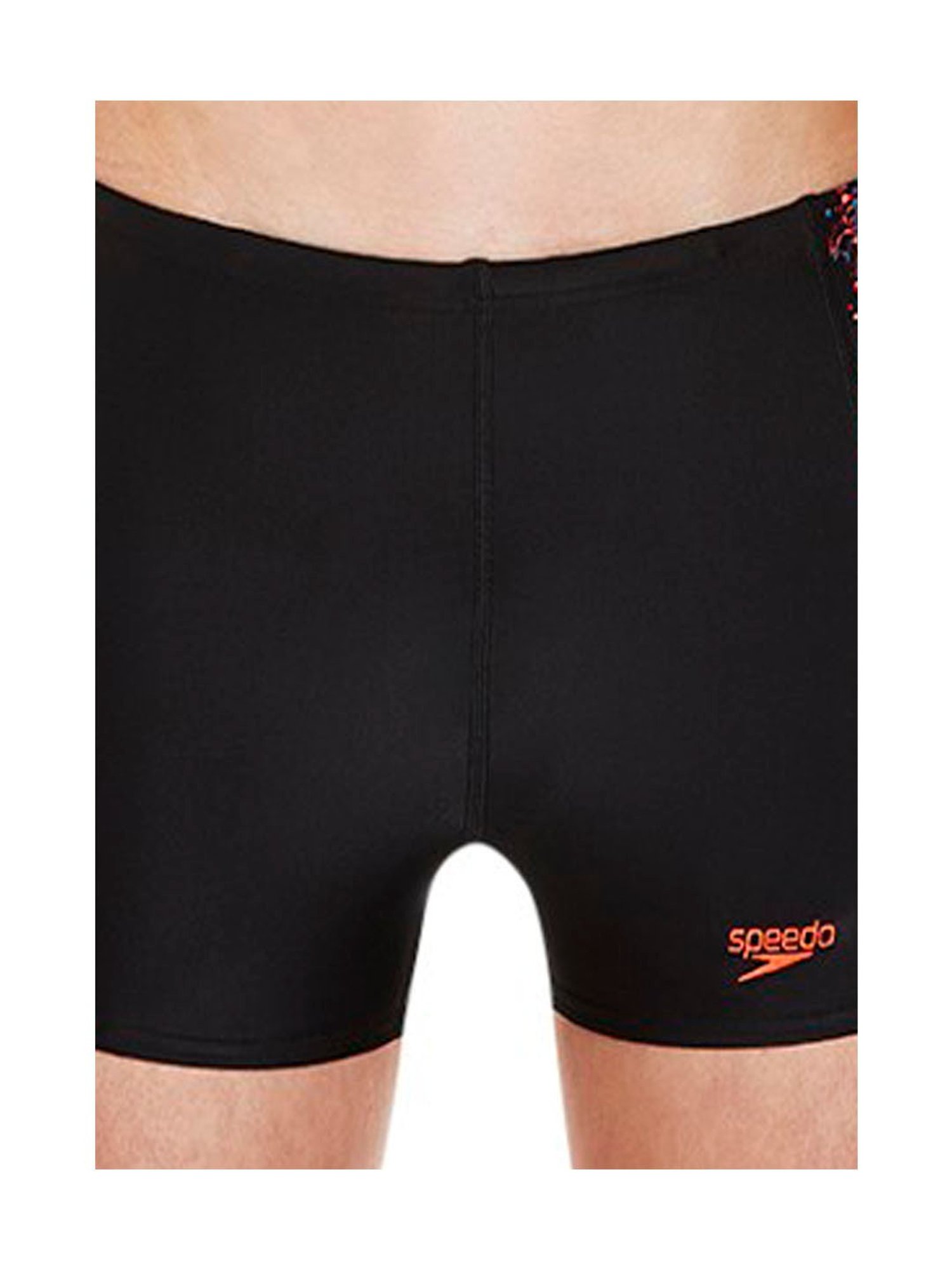 Speedo Kids Black Solid Swim Shorts