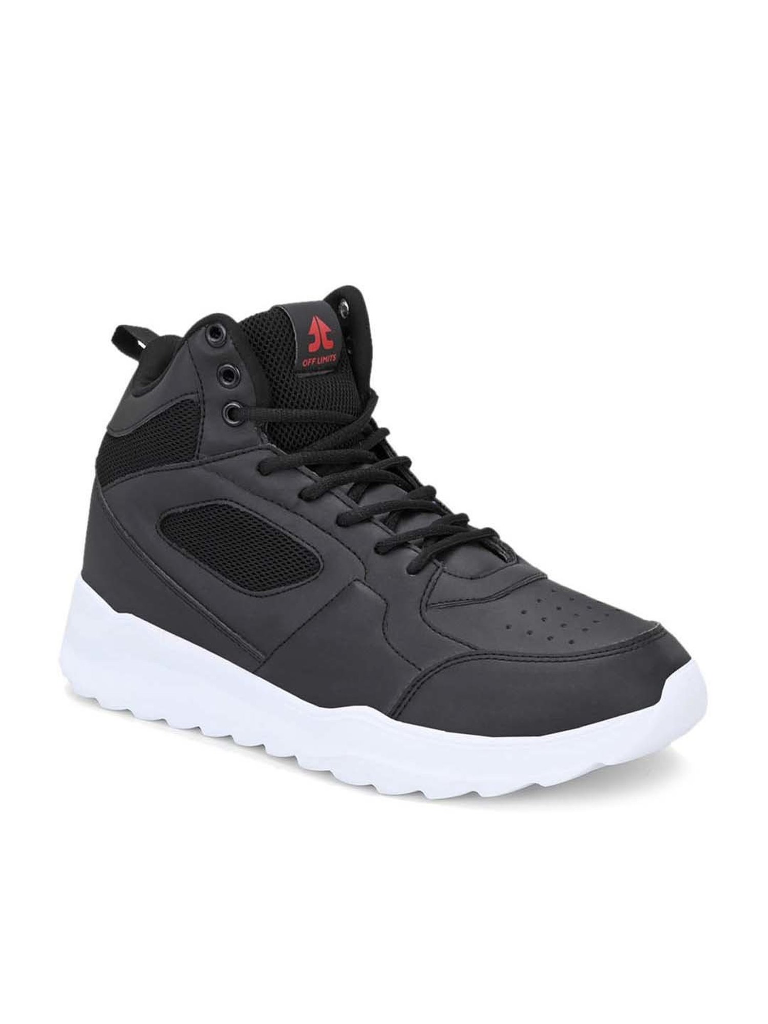 OFF LIMITS Men's TRANSFORMER II Black Ankle High Sneakers