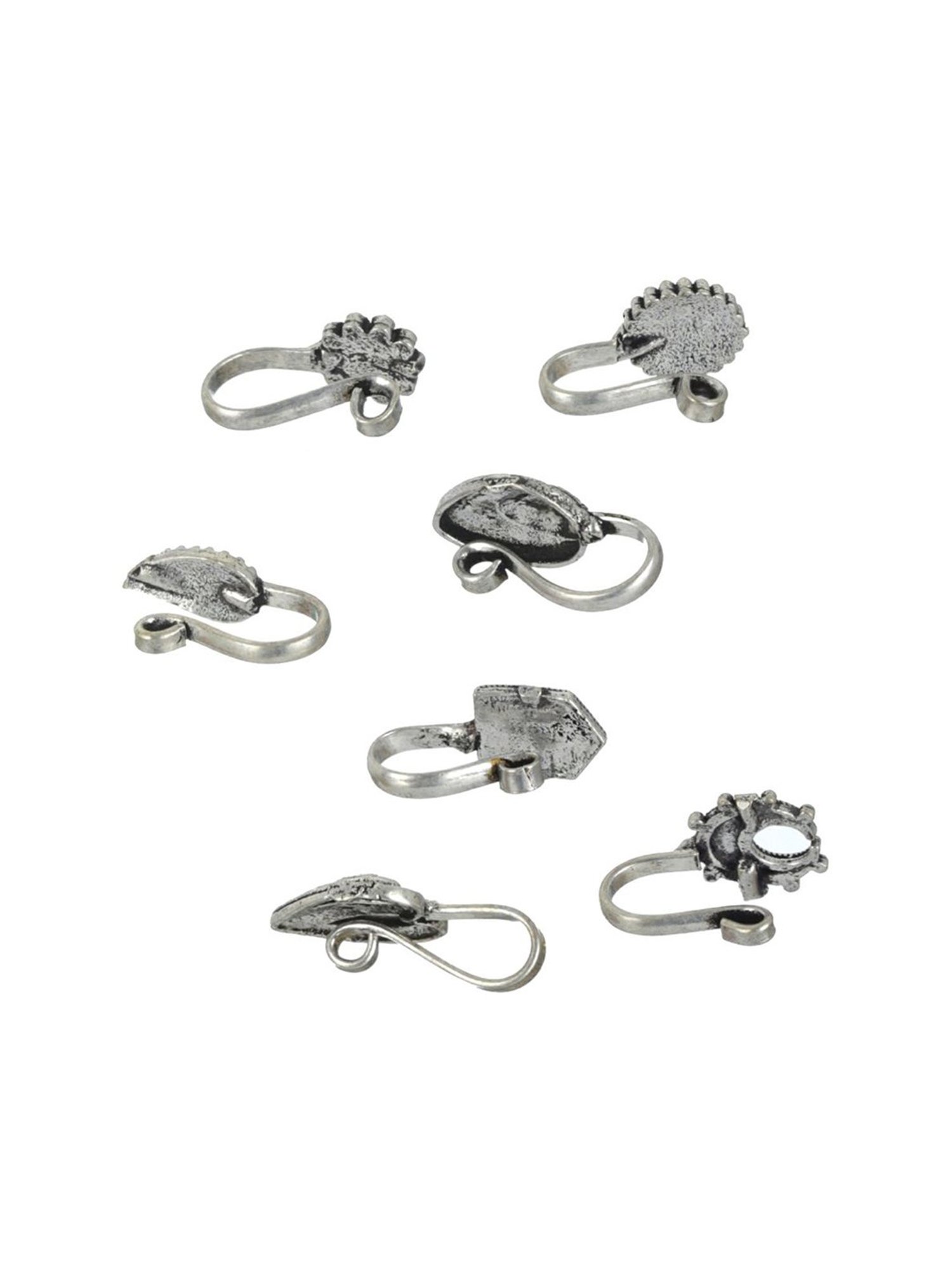 Teejh Aahna Silver Nose Ring