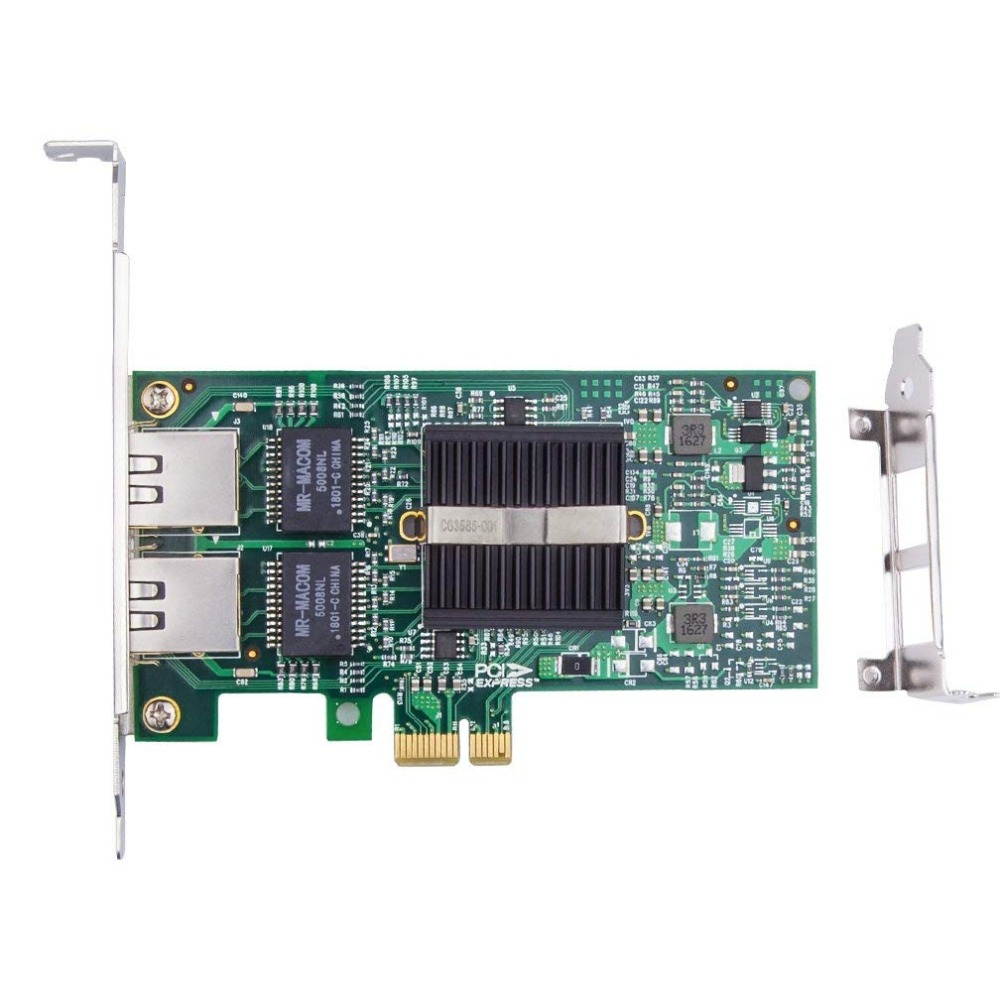 10Gtek for Intel 82576 1G Gigabit Ethernet Converged Network Adapter(NIC), Dual RJ45 Copper Ports, PCI Express 2.0 X4, E1G42ET