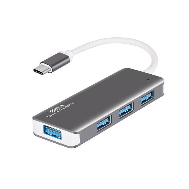 5Gbps Aluminum USB 3.0 TYPE C 4Port HUB for Type -C Notebook PC USB Flash Drives