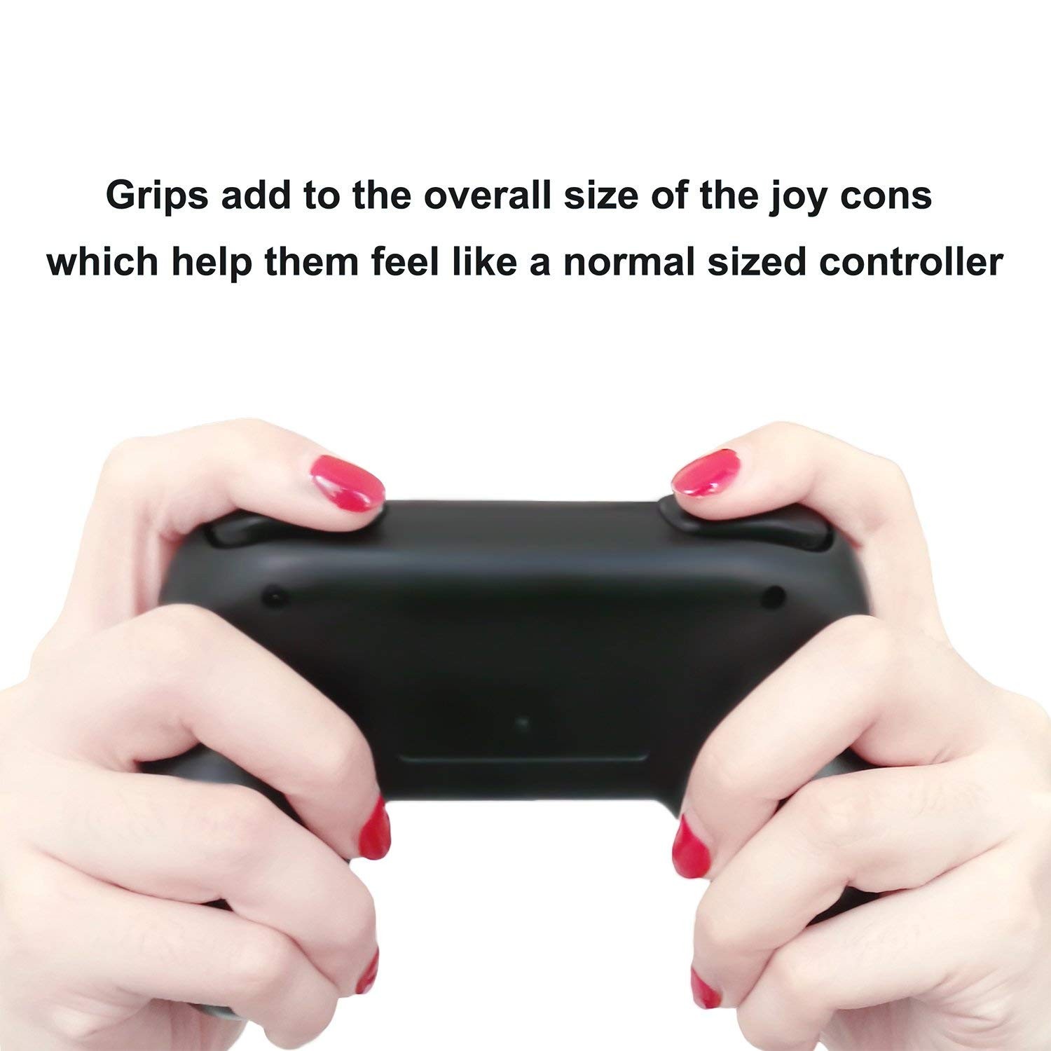 Wristband is suitable for Just Dance 2021 2020 2019 switch, hands-free elastic wristband, suitable for Nintnedo Switch dance accessories, a pair of JoyCon grips (blue + red), children's edition