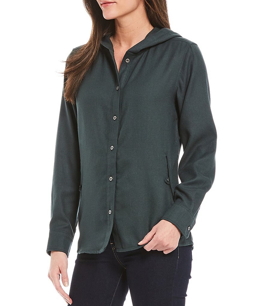 Outdoor Research Feedback Flannel Button Front Hoodie