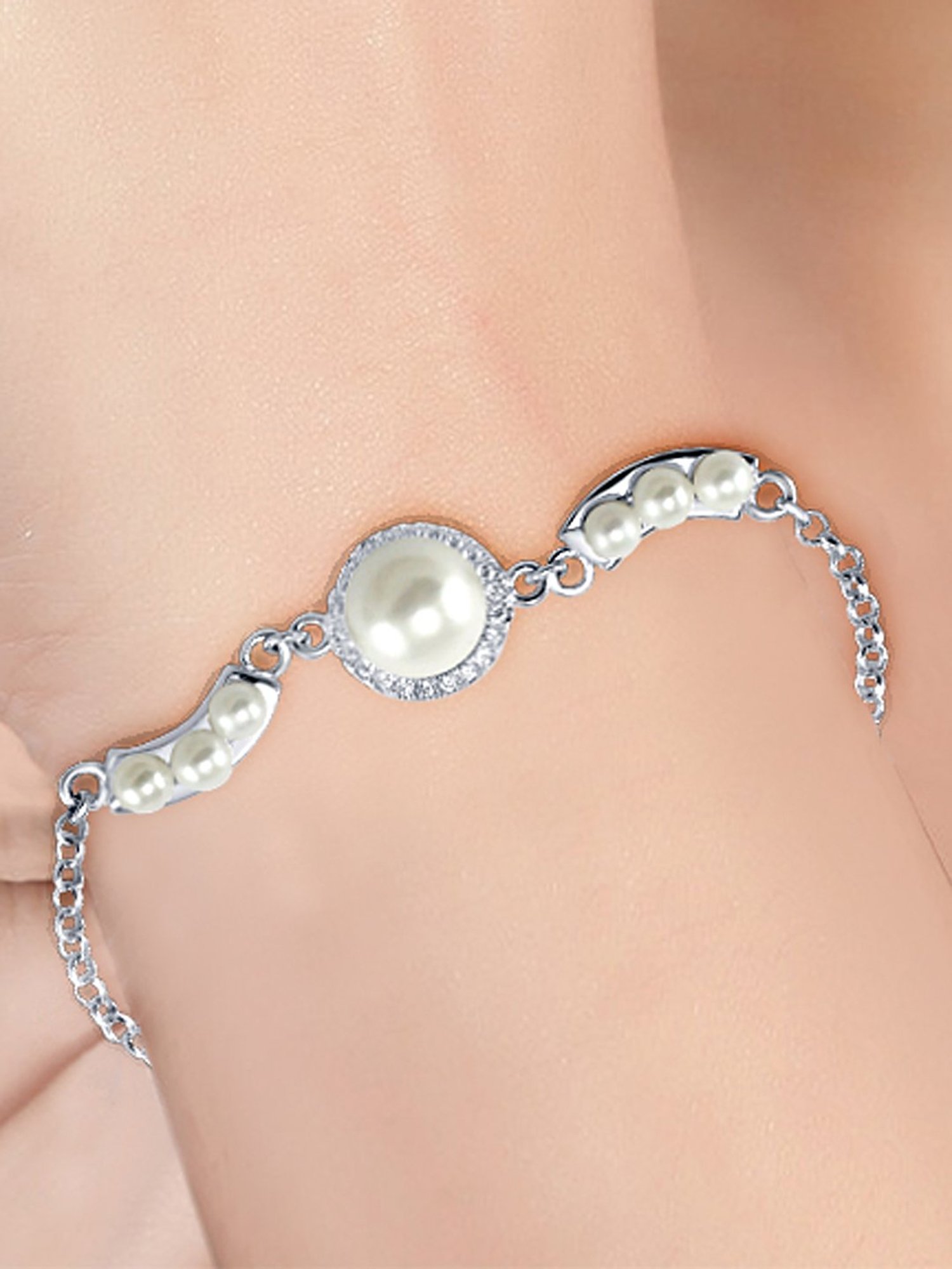 Taraash 92.5 Sterling Silver Bracelet for Women