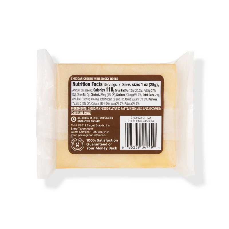 Cheddar Cheese with Smokey Notes - 7oz - Good & Gather™