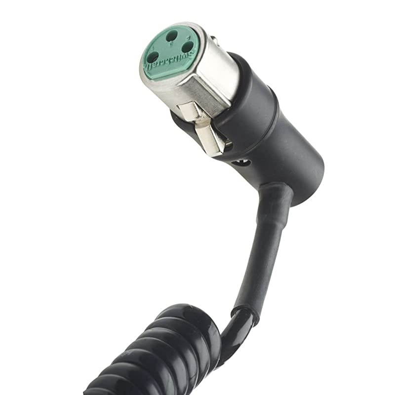 4 of Coiled Microphone Cable 315 with Neutrik Male Low profile Right Angle Female XLR Connectors