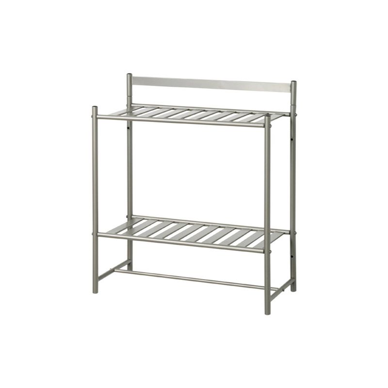Slat Style Decorative Shelf Nickel - Zenna Home